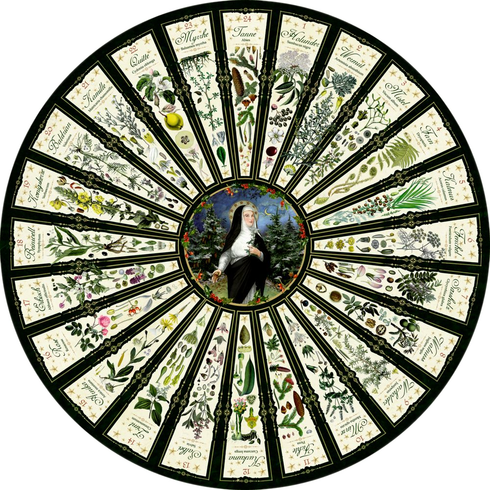 Wand Adventskalender Hildegard-Leben mit der Natur
