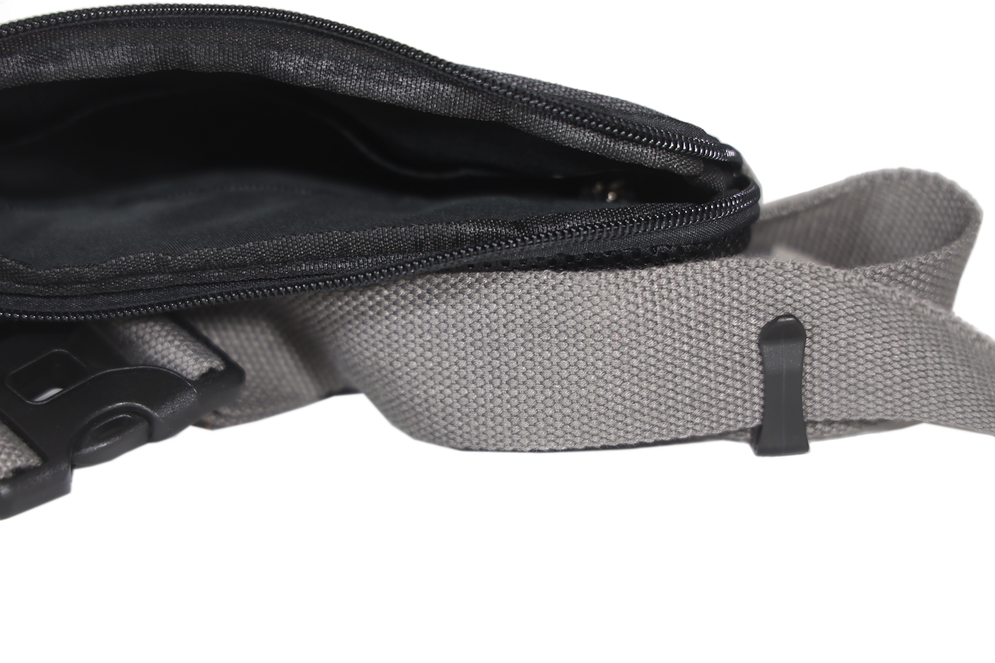 Bauchtasche Canvas grau