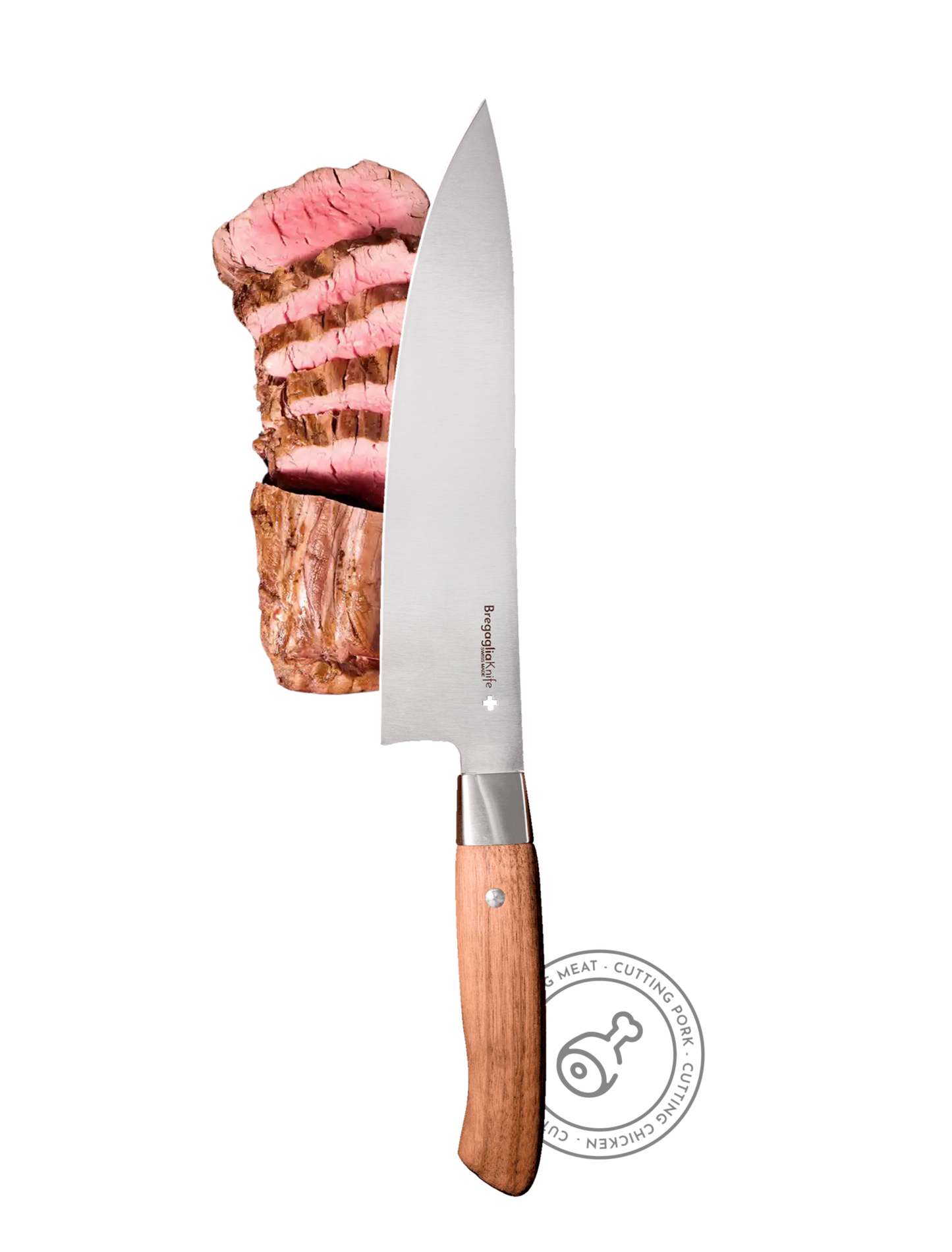 Chef Allzweck-Küchenmesser Nussbaum 20cm