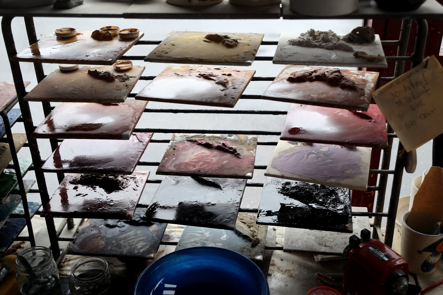 Children's cup Chalandamarz boy ceramic blue