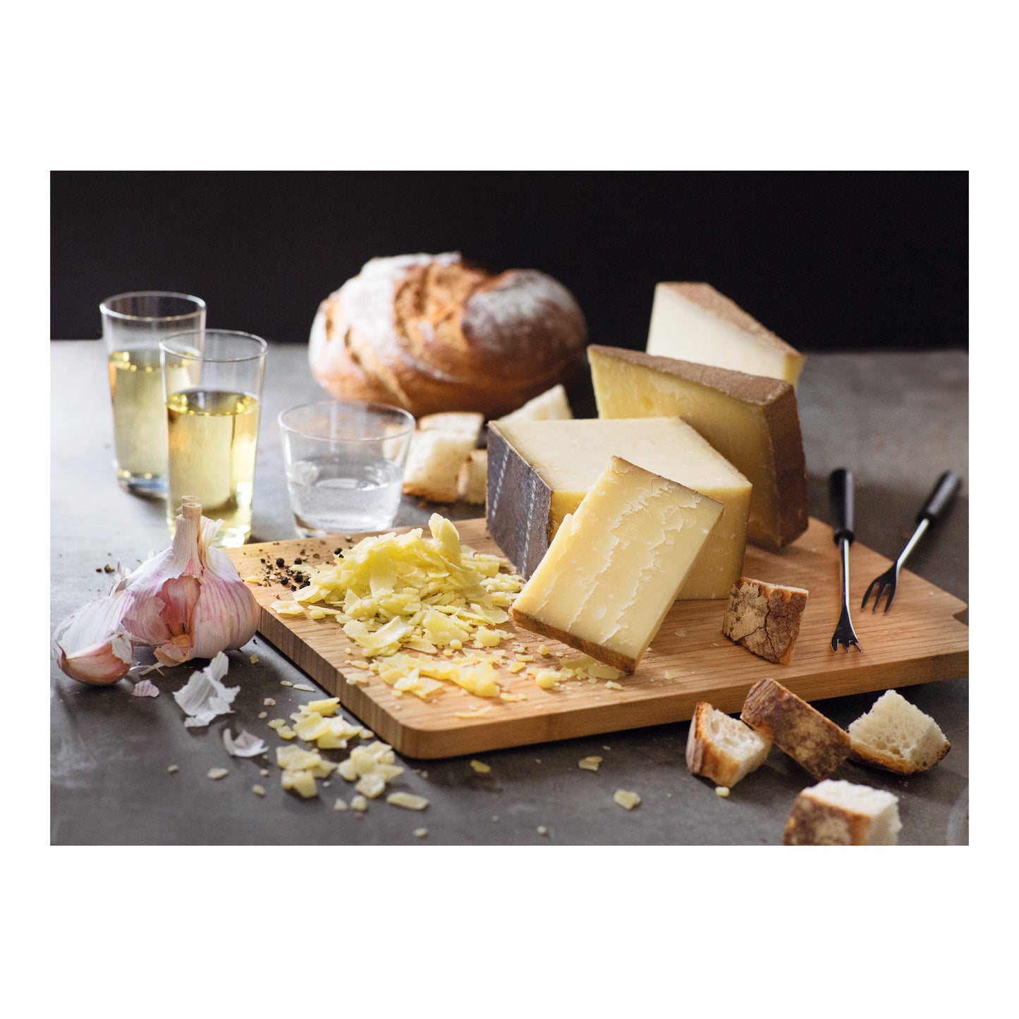 Cheese/meat fondue forks plastic 6pcs.