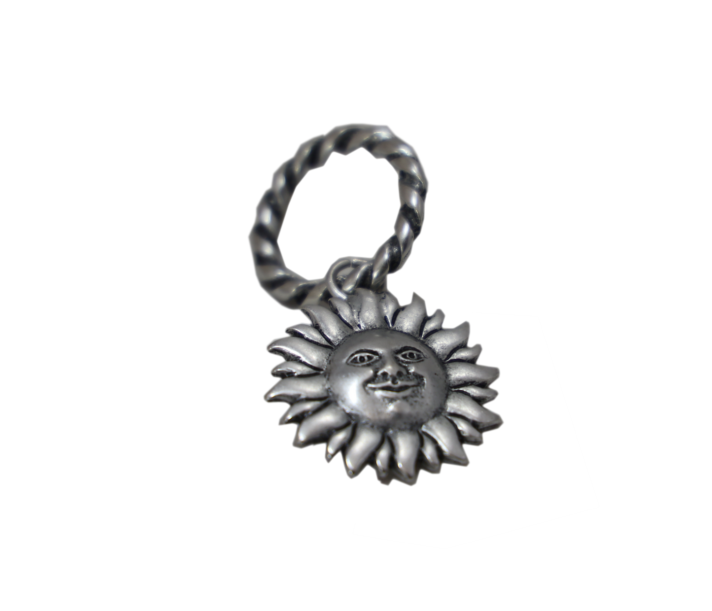 Foulardring versilbert