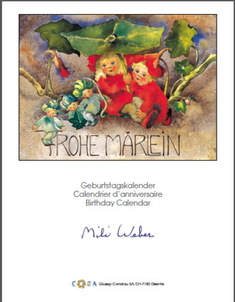 Mili Weber Blumenkinder Geburtstagskalender