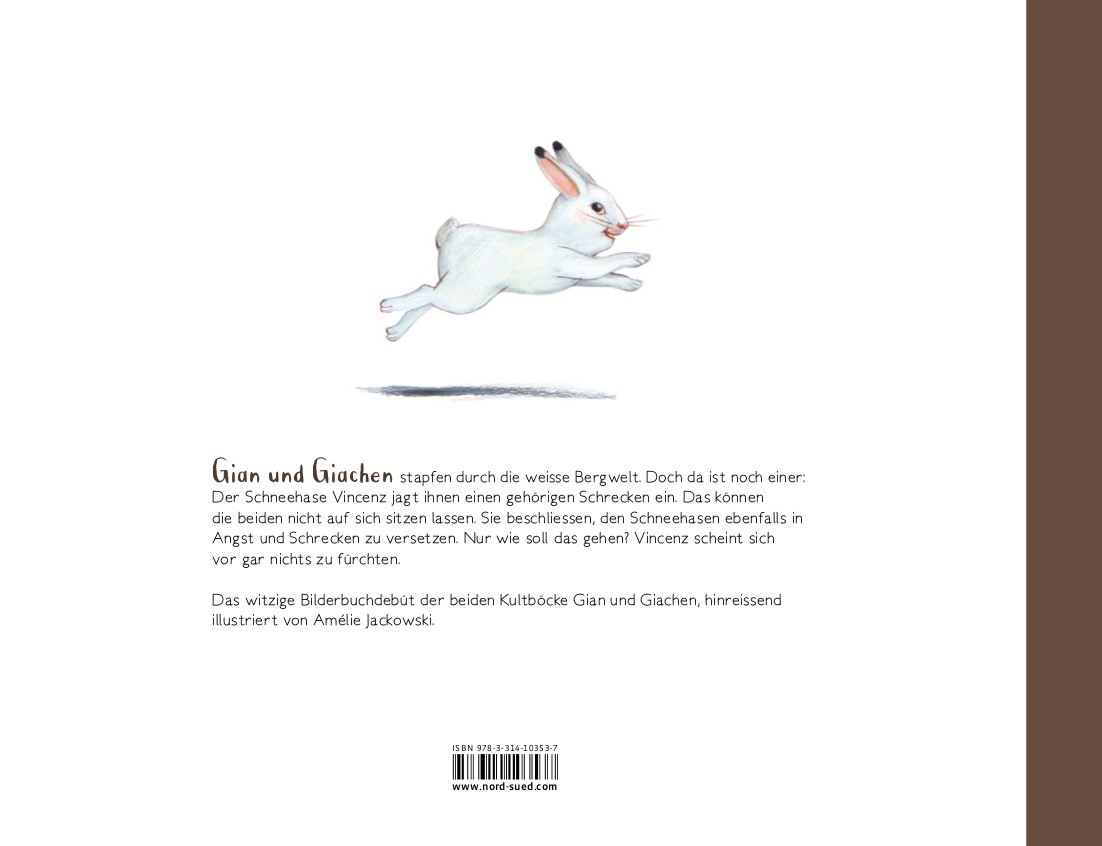 Gian Und Giachen Und Der Furchtlose Schneehase Vincenz Bilderbuch