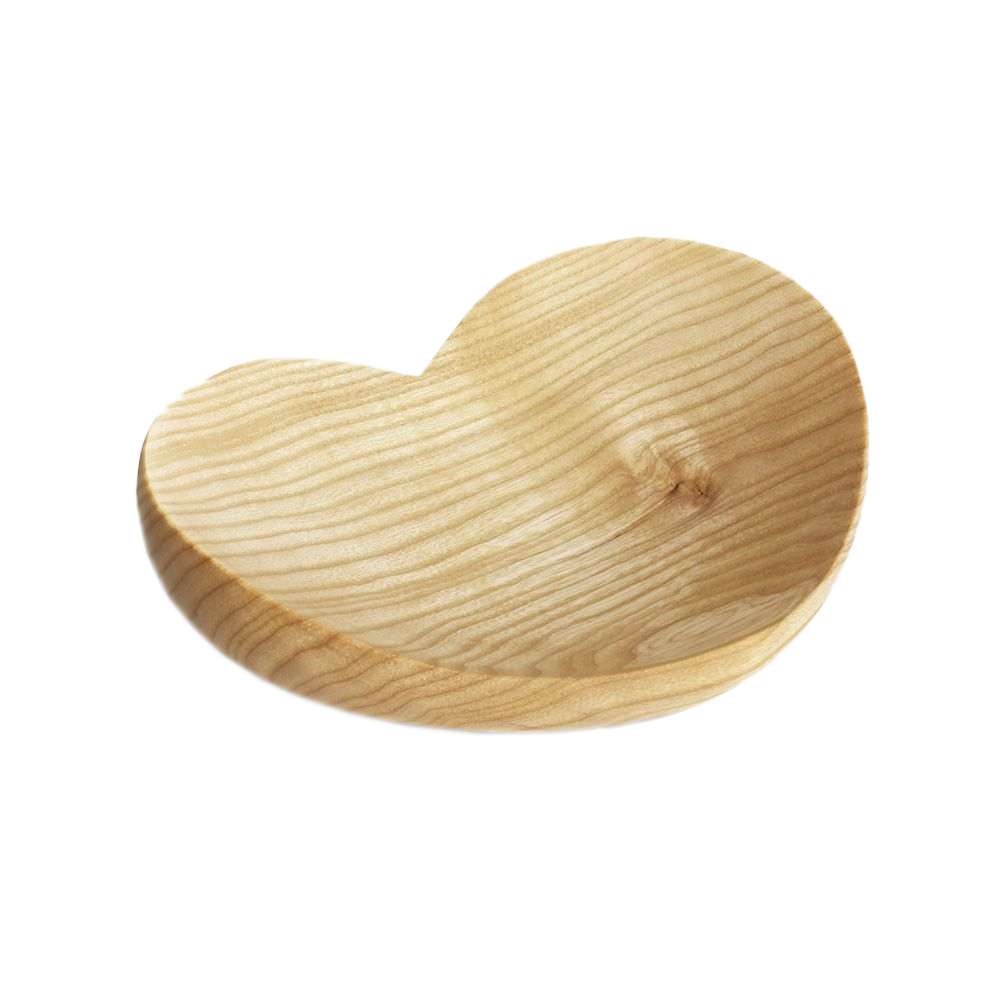 Herzschale aus Laubholz