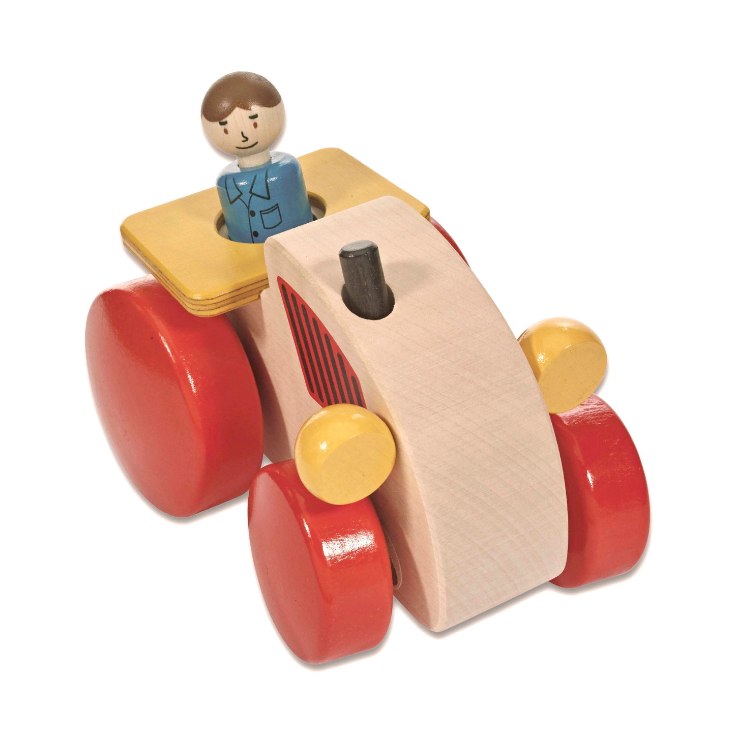 Neigefahrzeug Traktor Holz