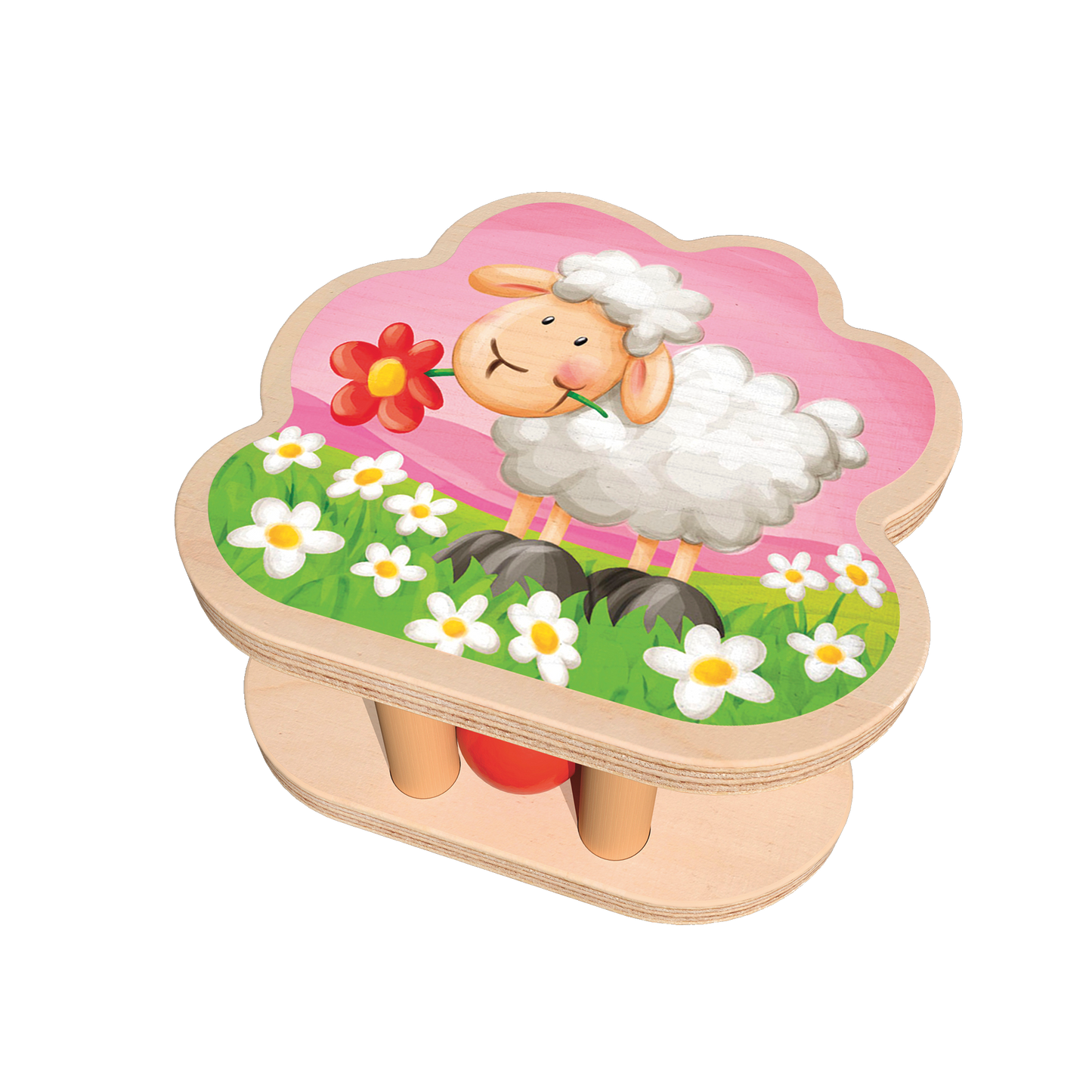 Rassel Haustiere Holz