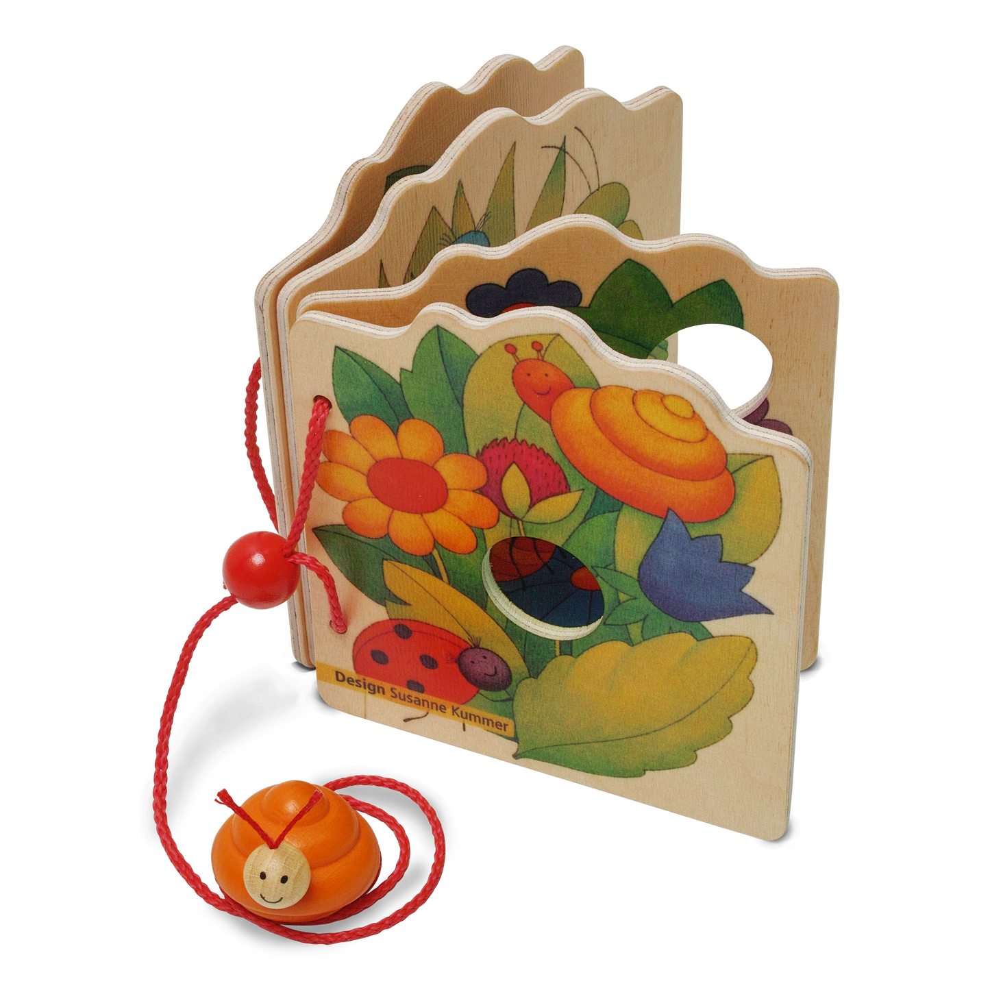 Holzbilderbuch mit Guckloch