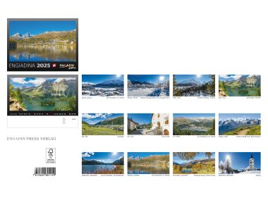 Calendar Engiadina 41x30.50cm 2025