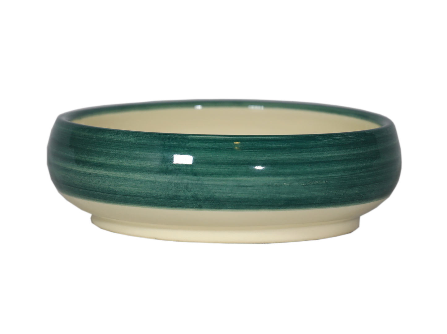 Children's plate Peter-Geiss ceramic green