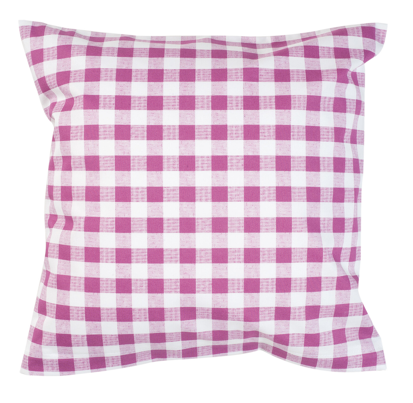 Checked pillowcase without filling