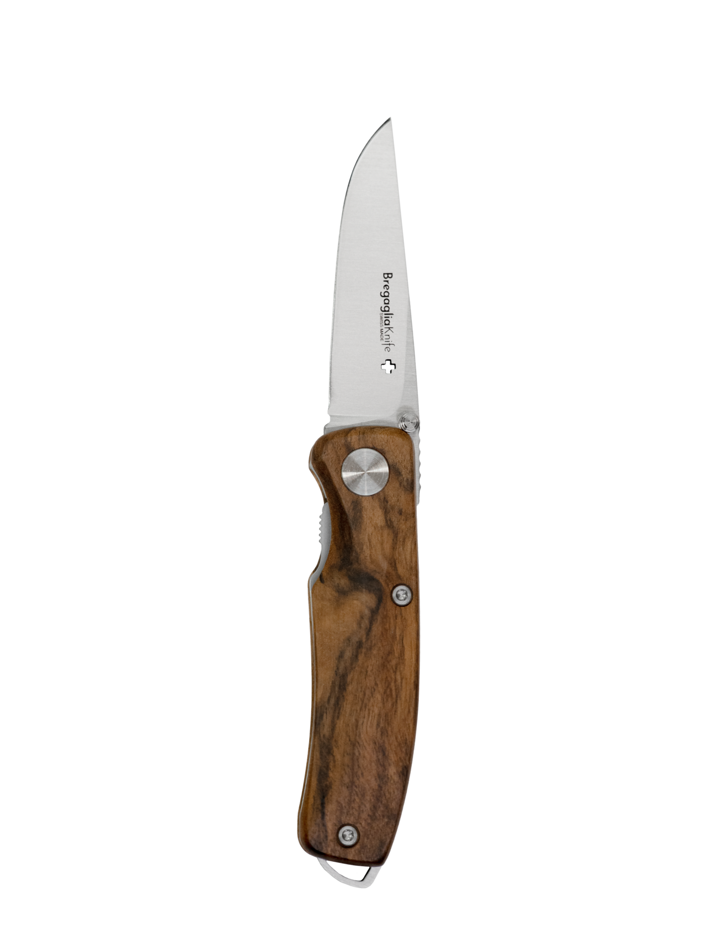 Folding outdoor knife walnut
