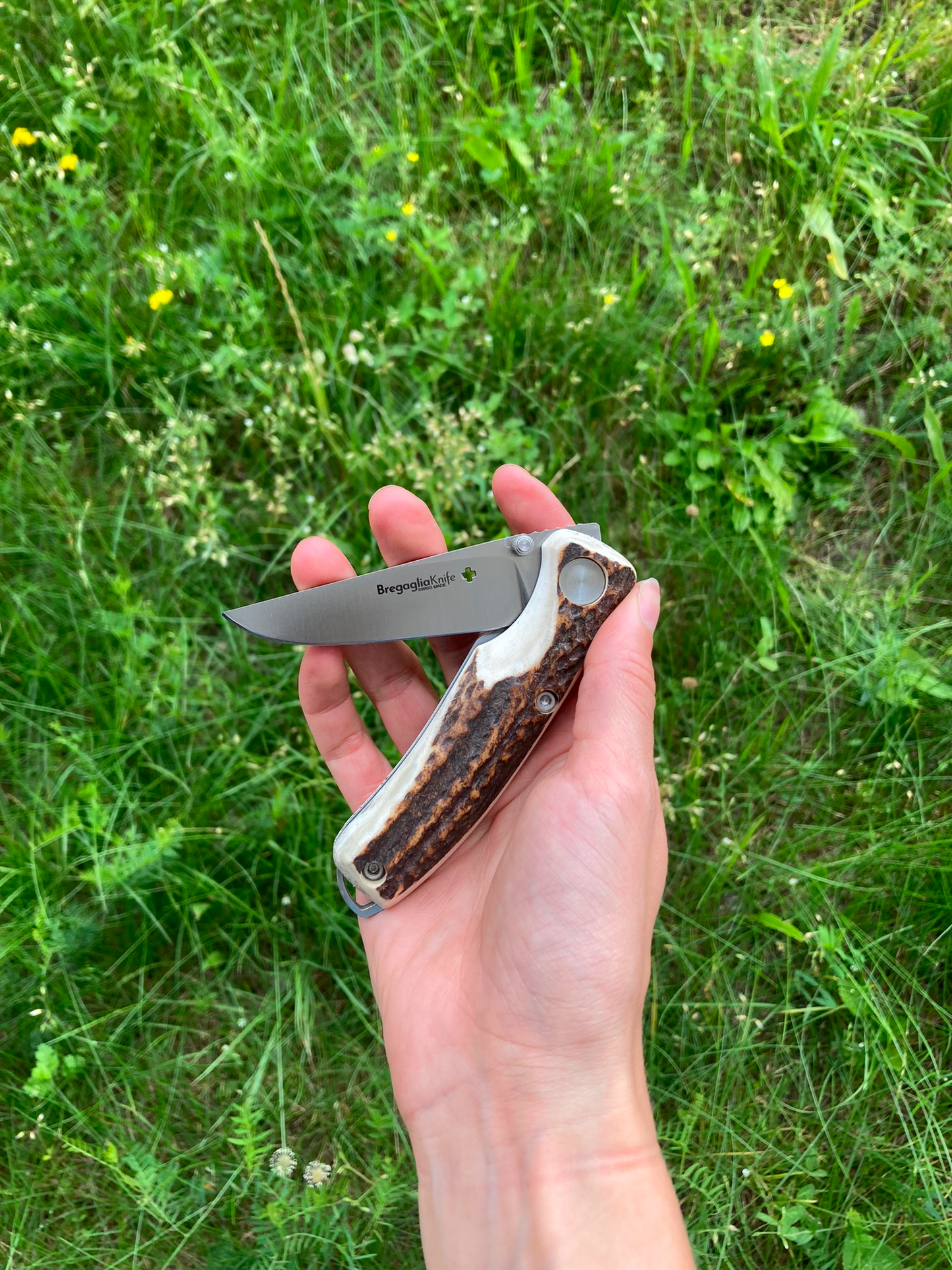 Klappbares Outdoormesser Geweih