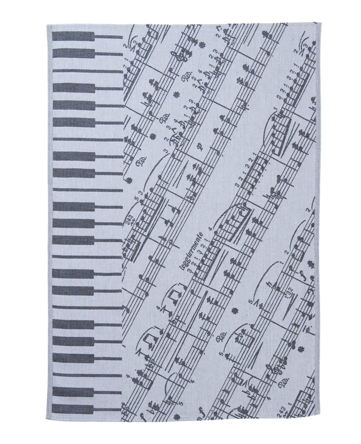 Kitchen towel sheet music/piano cotton