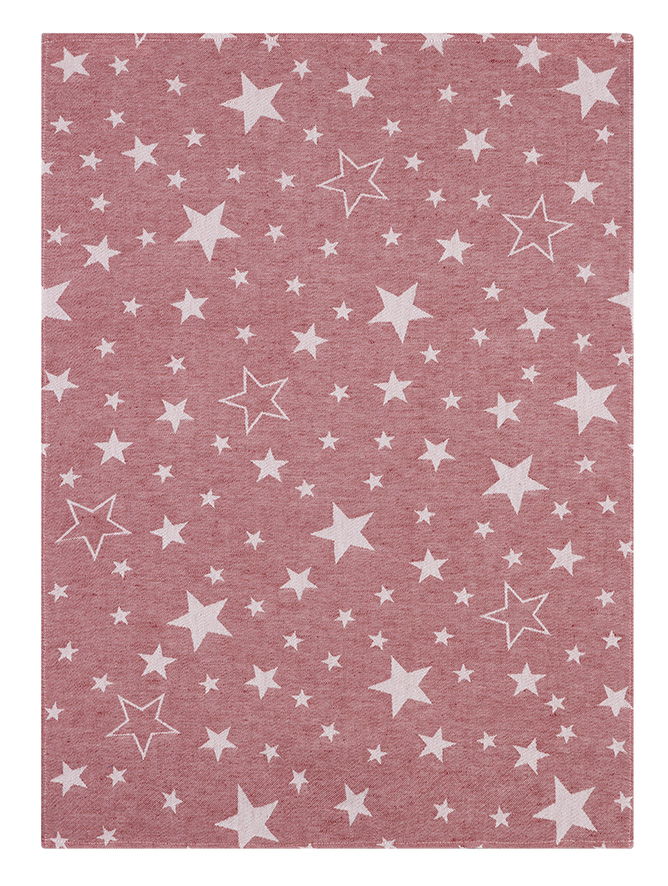 Kitchen towel starry sky half linen