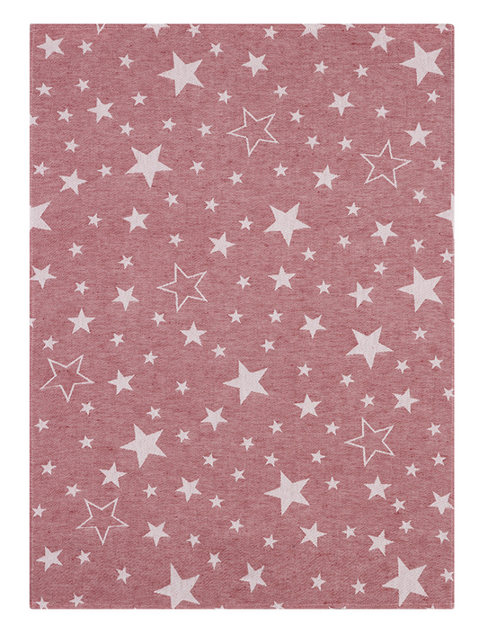 Kitchen towel starry sky half linen