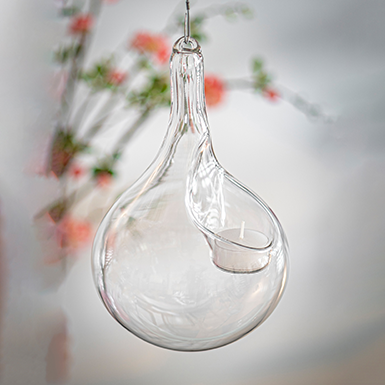 Ball light tealight holder Glasi