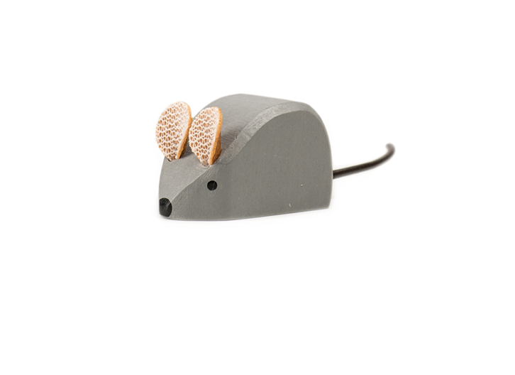 Mouse wooden animal