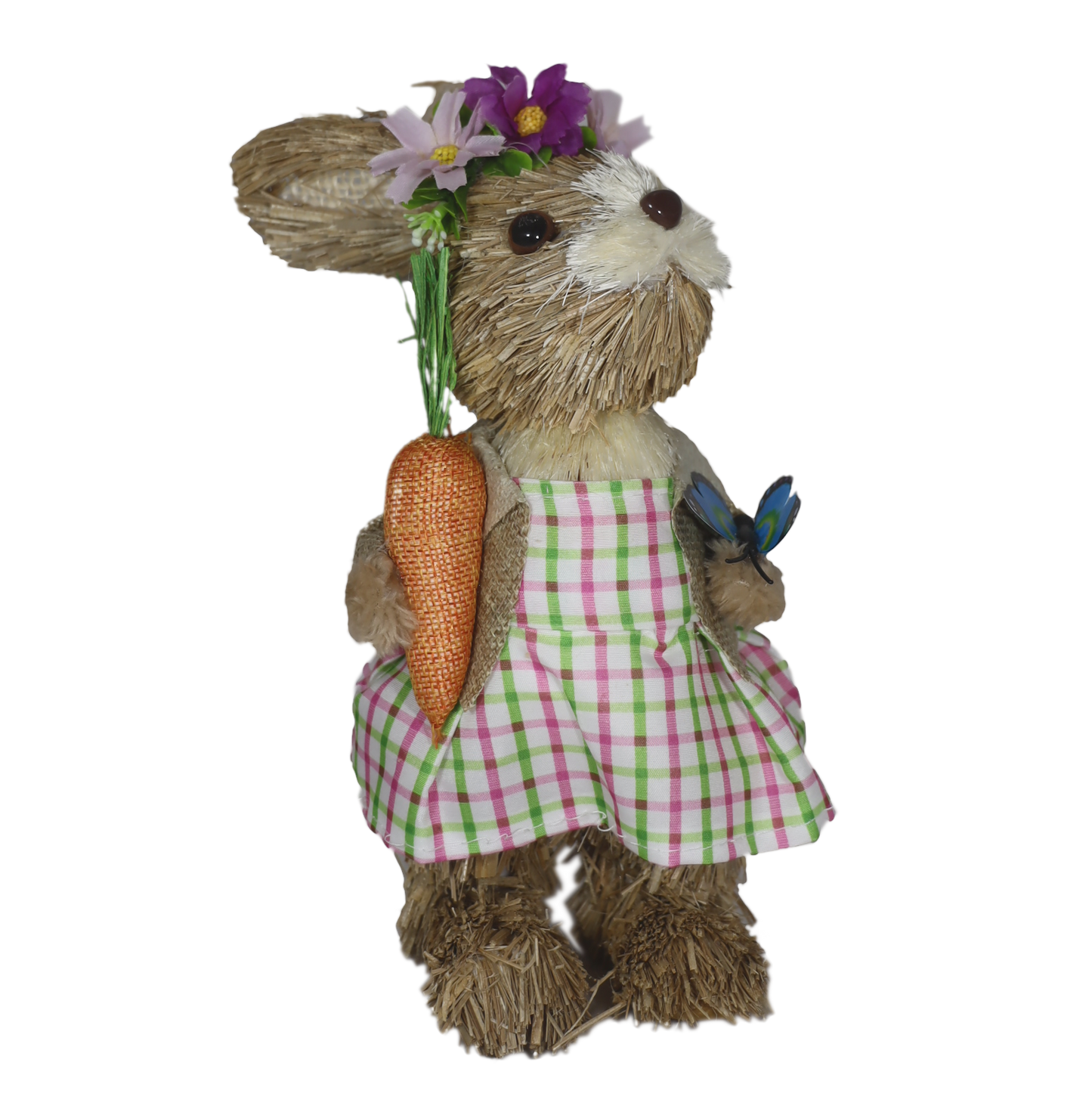 Osterhase Stroh assort.