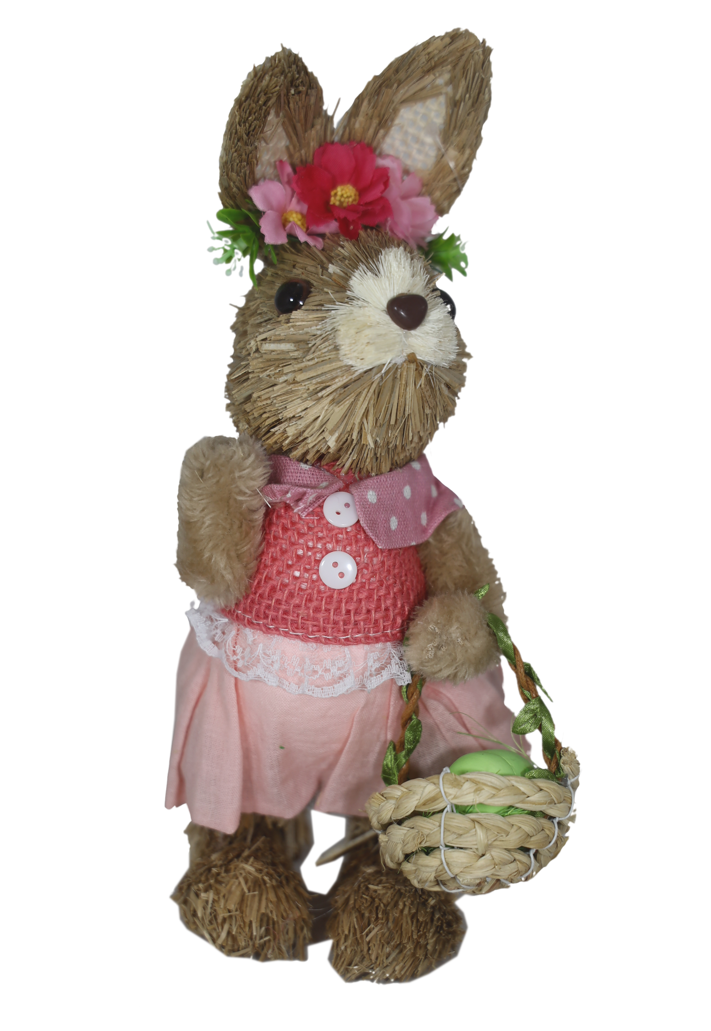 Osterhase Stroh assort.