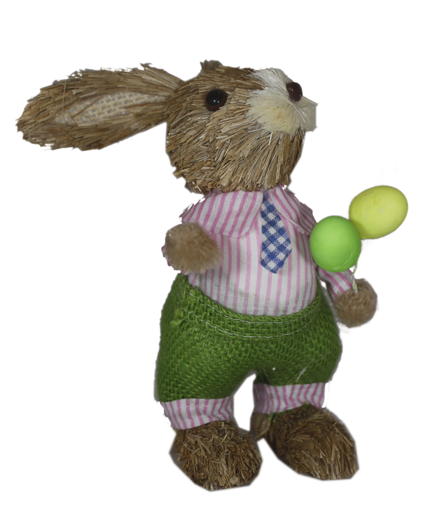 Osterhase Stroh assort.