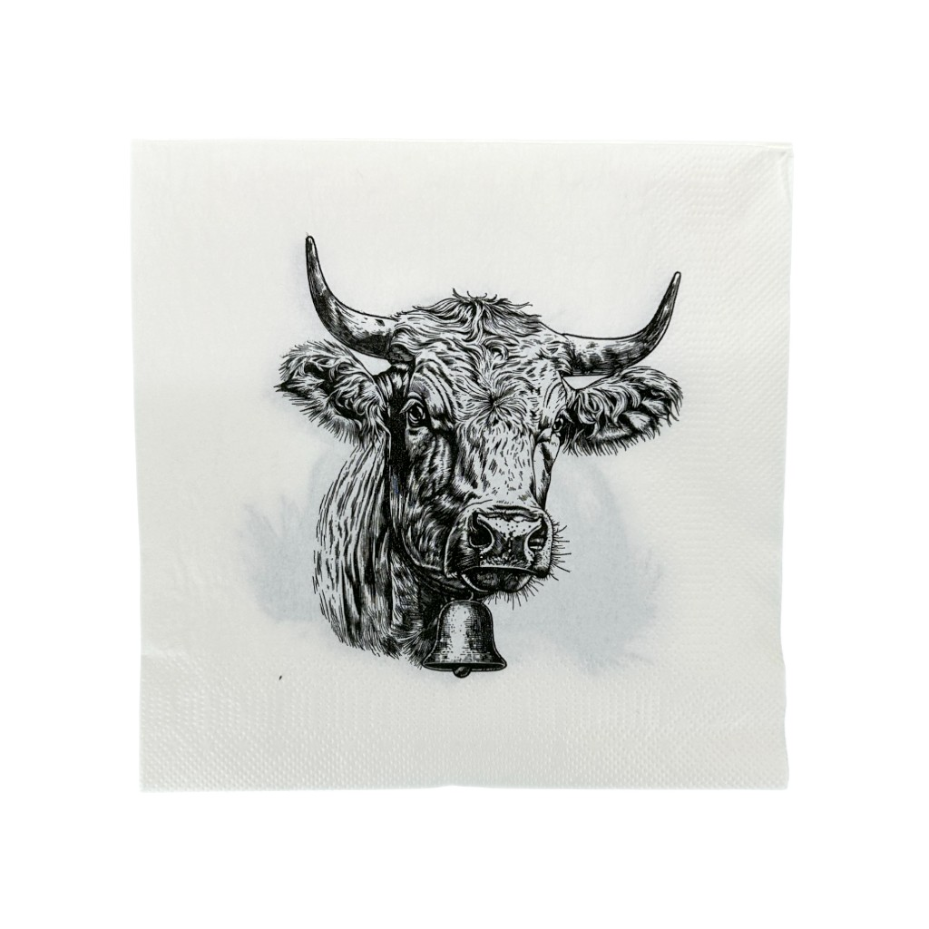 Papier-Serviette Kuh/Murmeli