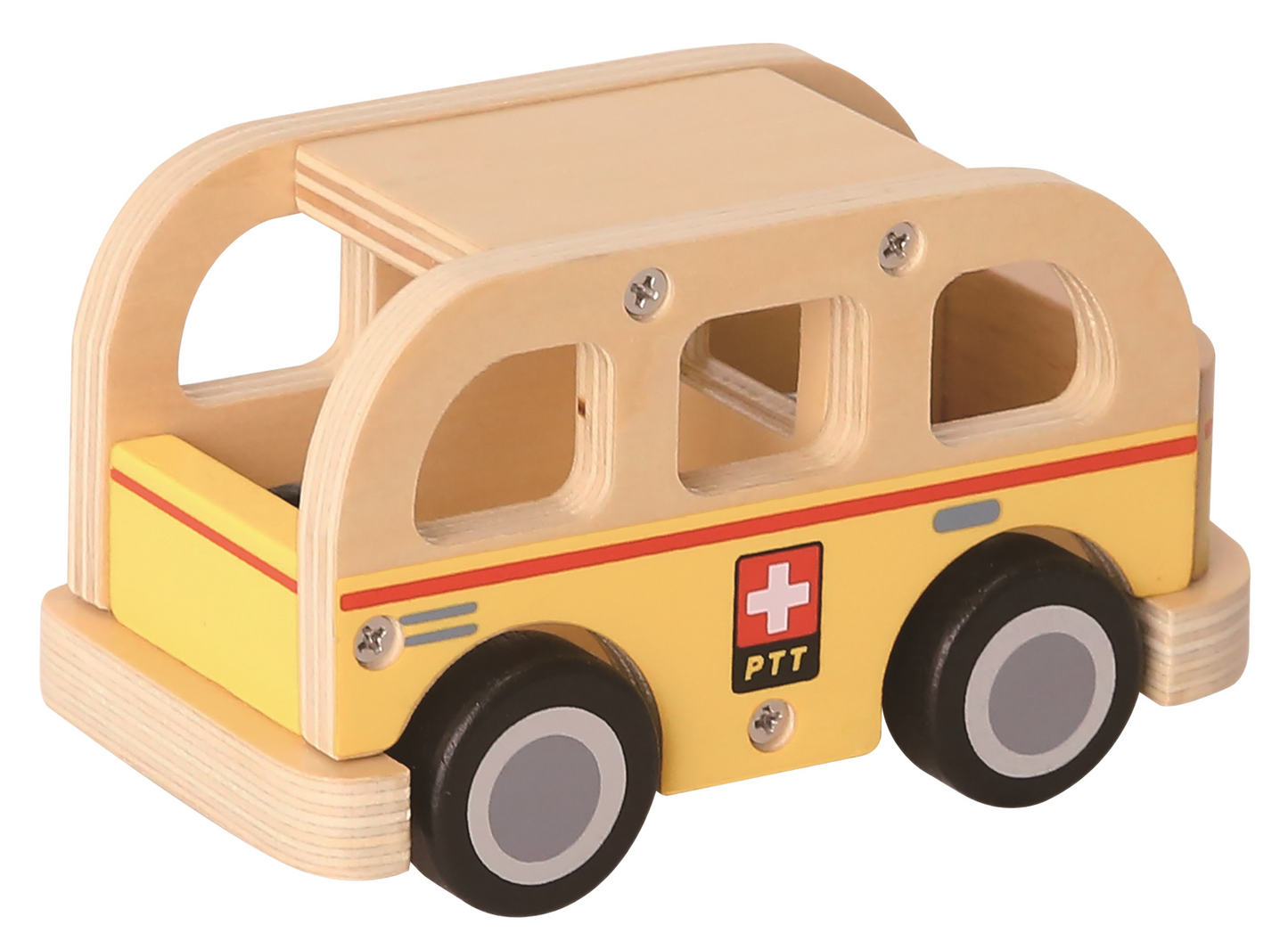 Postauto Holz 13cm
