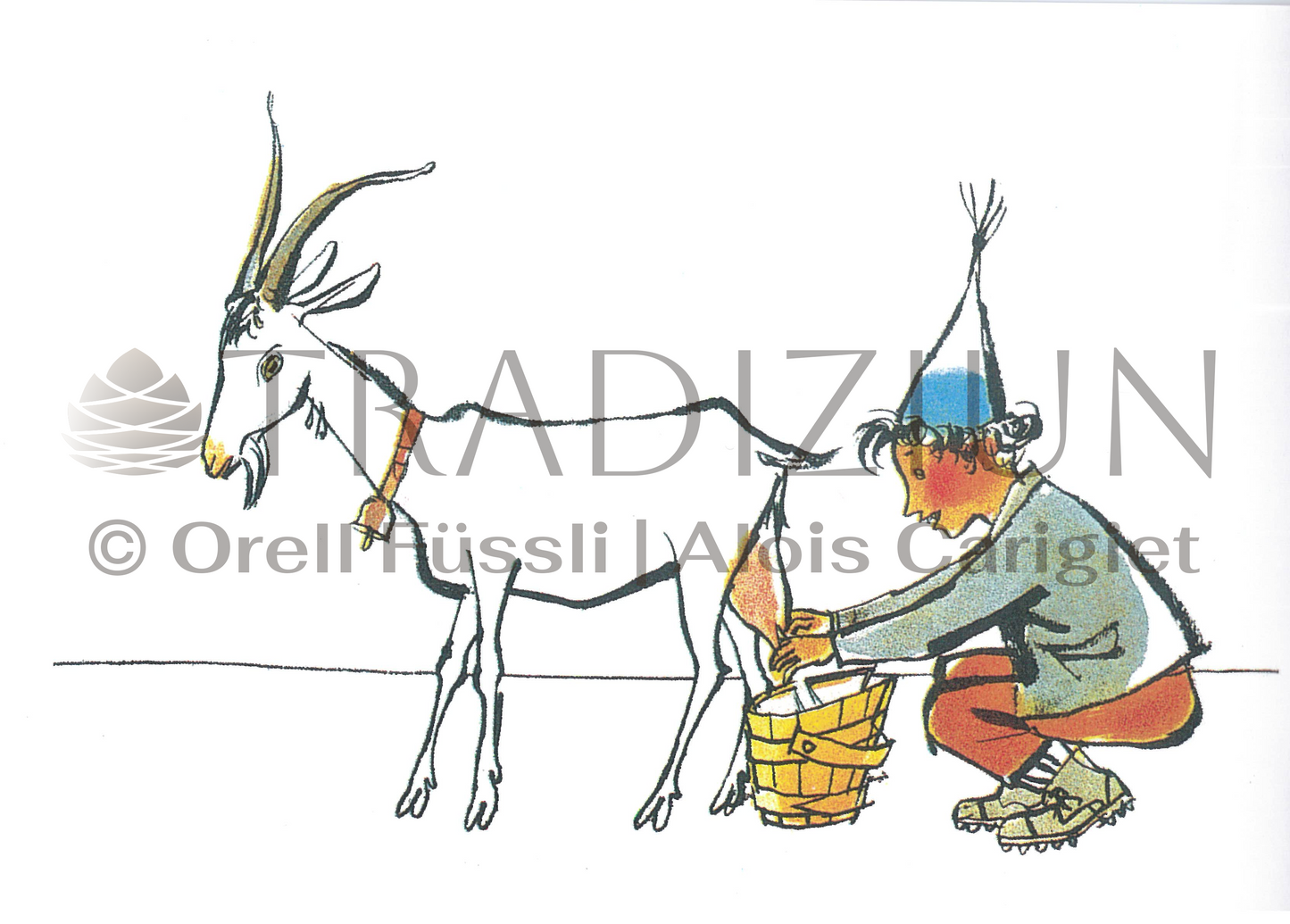 Postcard Carigiet 1.90