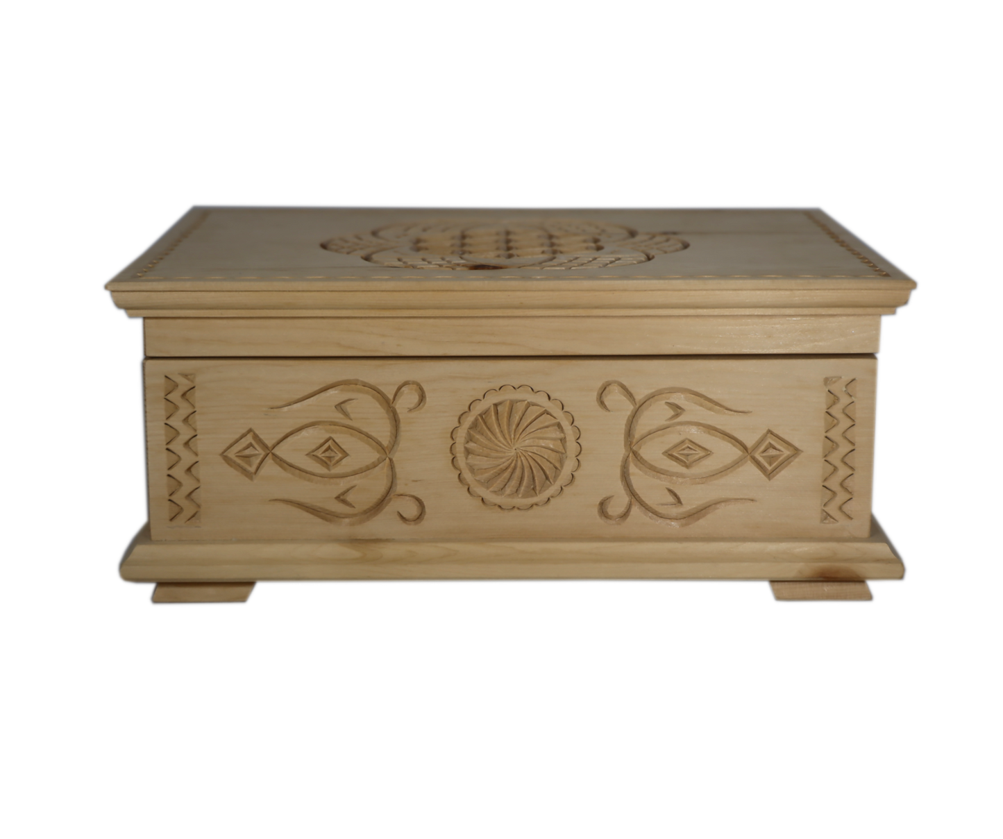 Schatulle Handgeschnitzt Arve 28.50cm