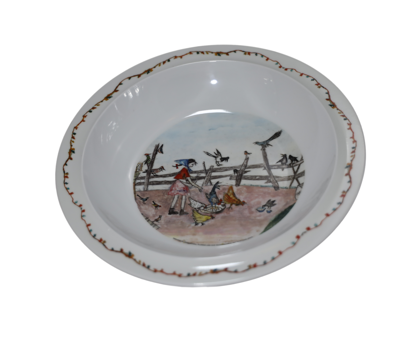 Deep plate Flurina melamine