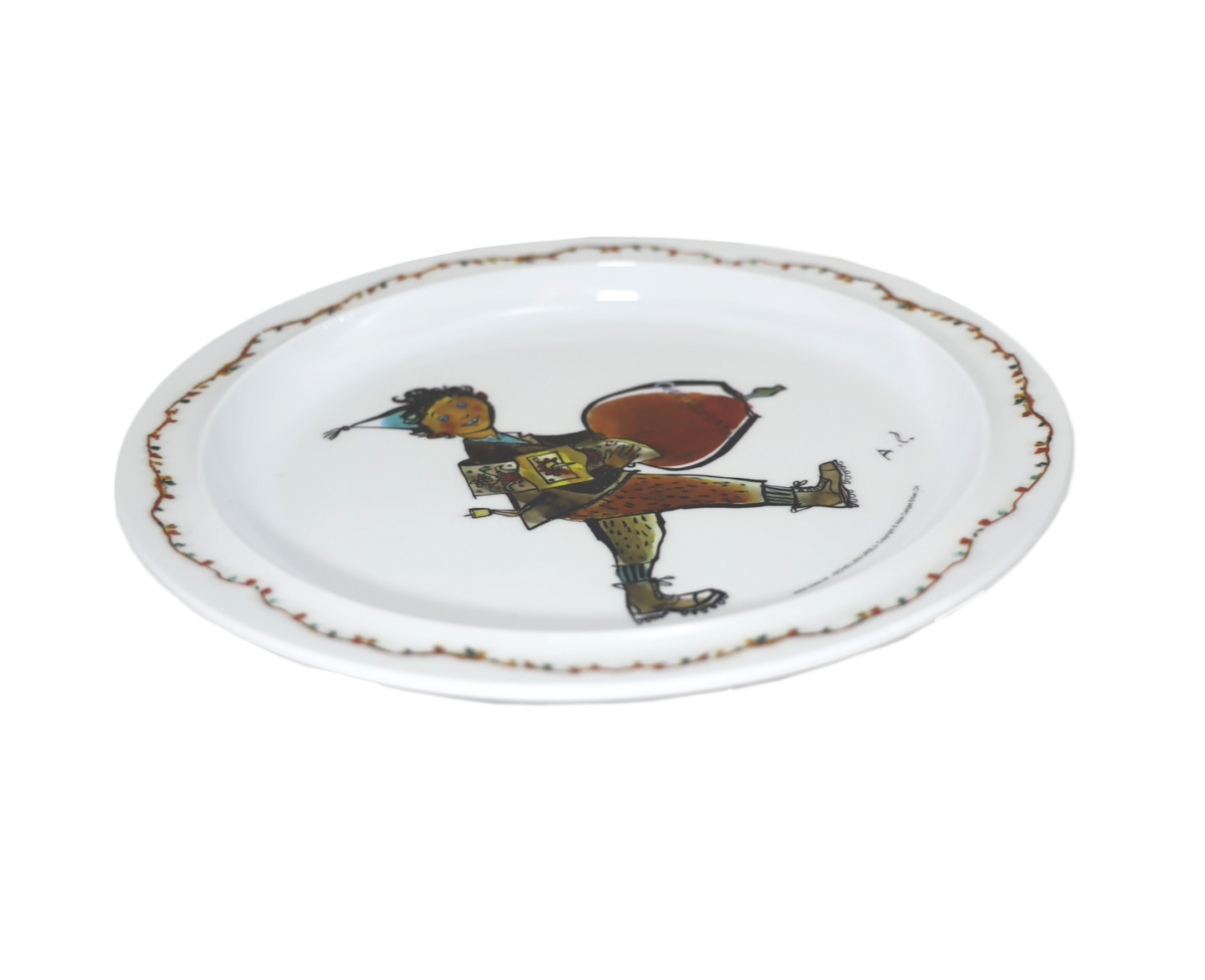 Teller flach Schellen-Ursli Melamin