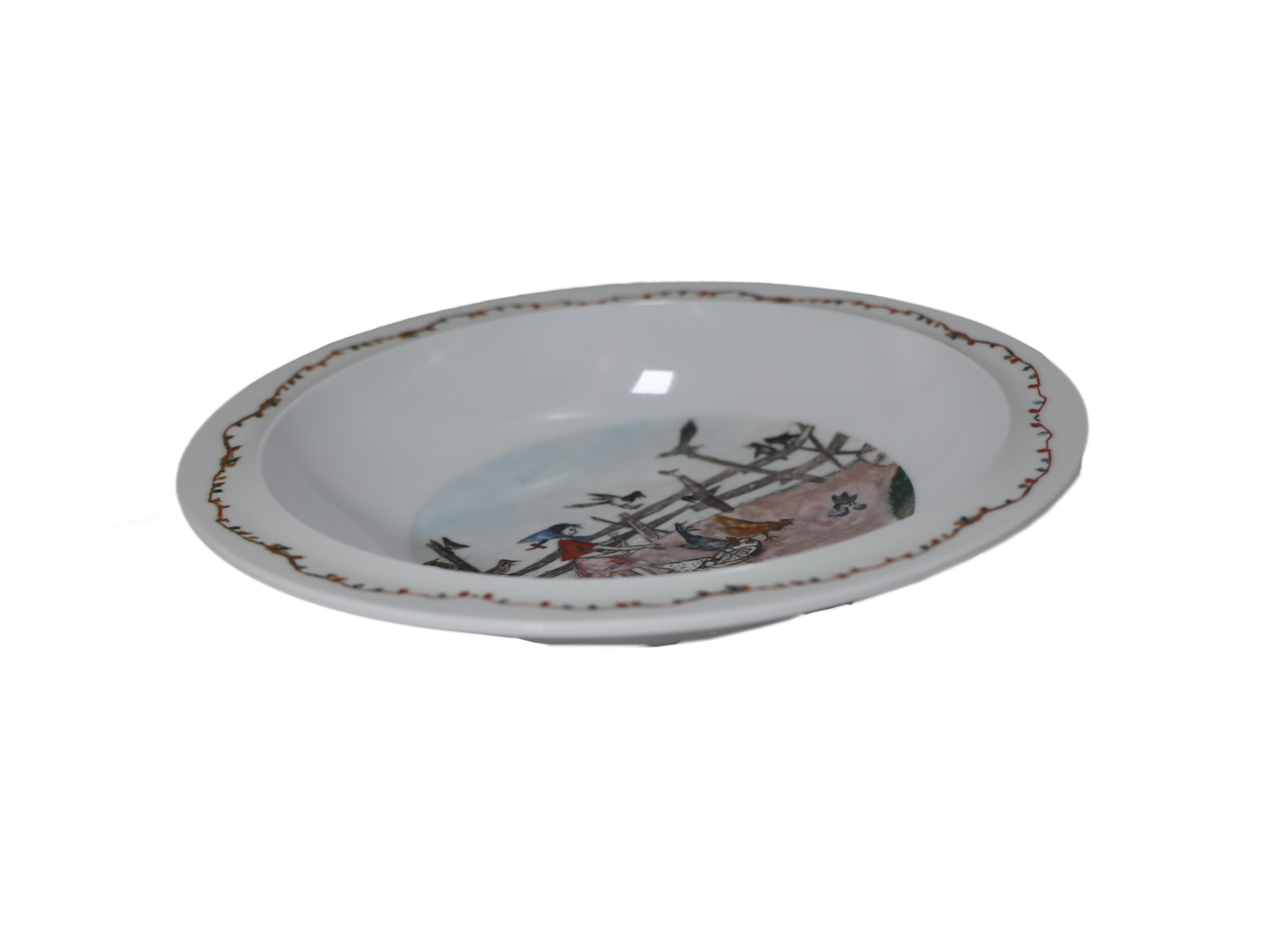 Deep plate Flurina melamine