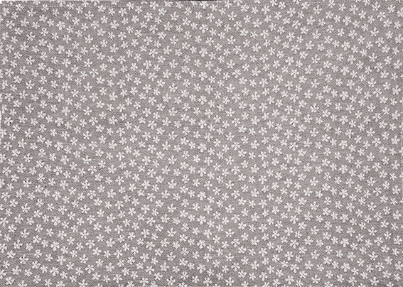 Placemat flowers BW square