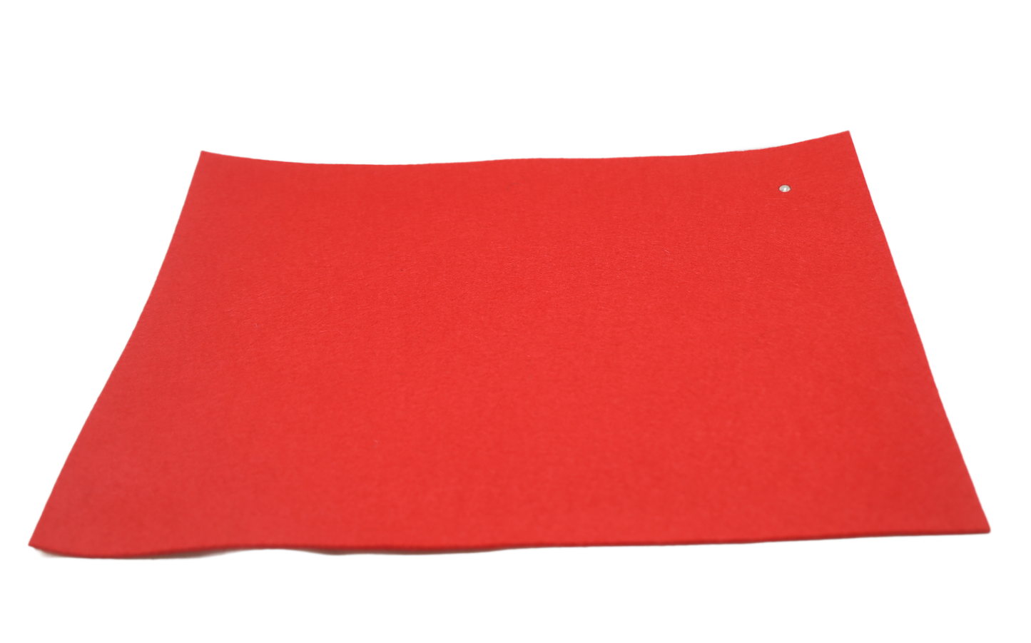 Red wool felt placemat