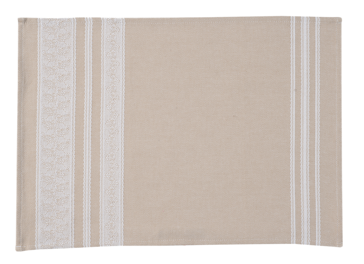 Placemat lace BW square