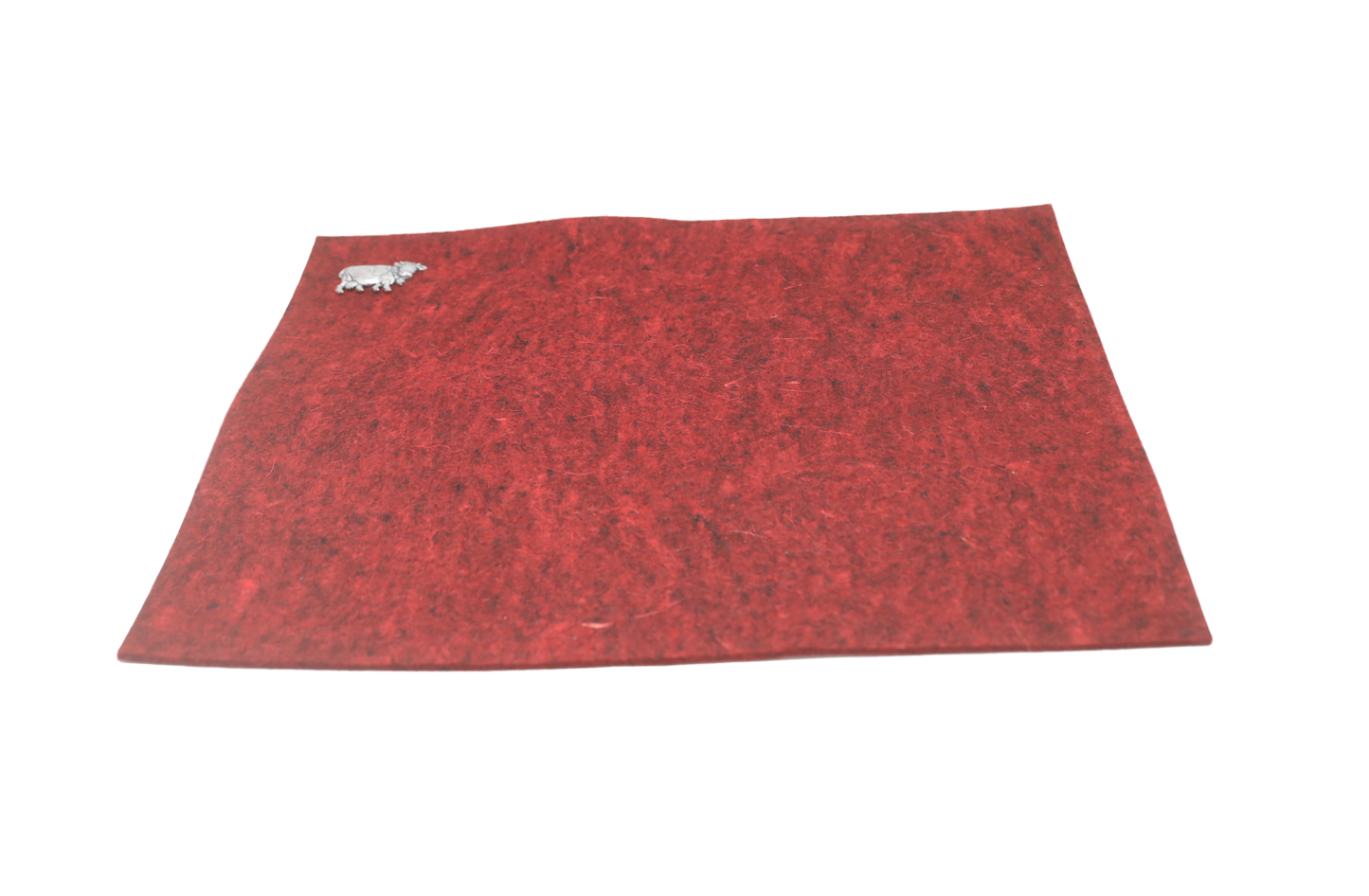 Tischset Filz mit Metallmotiven bordeaux