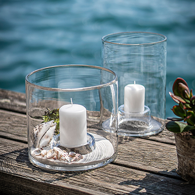 Lantern Primavera with candle Glasi