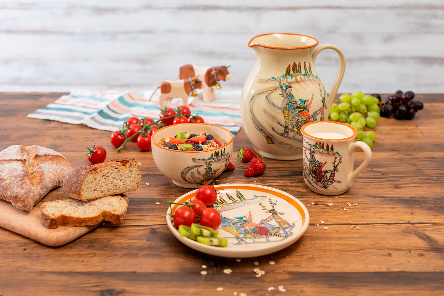 Henkeltasse Schlitteda, Keramik 2.5dl