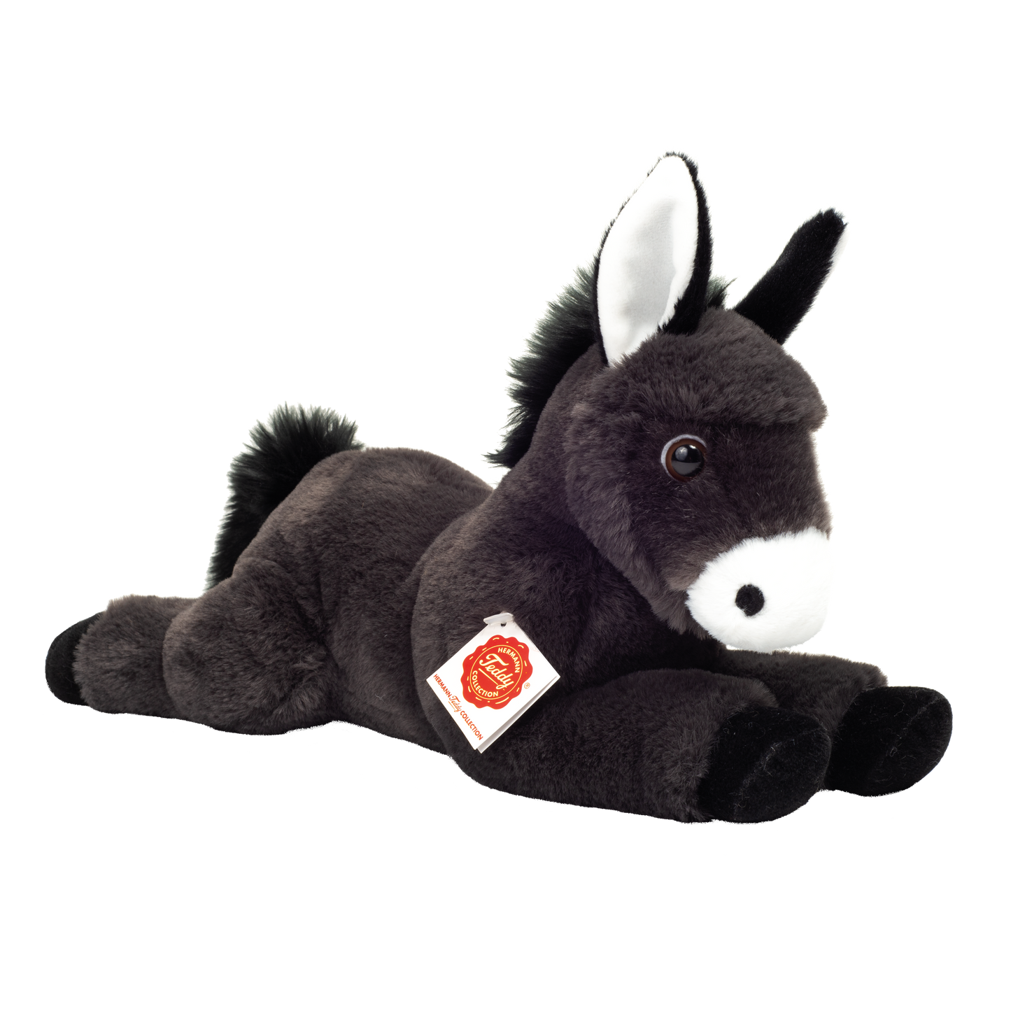 Lying donkey plush toy 34 cm
