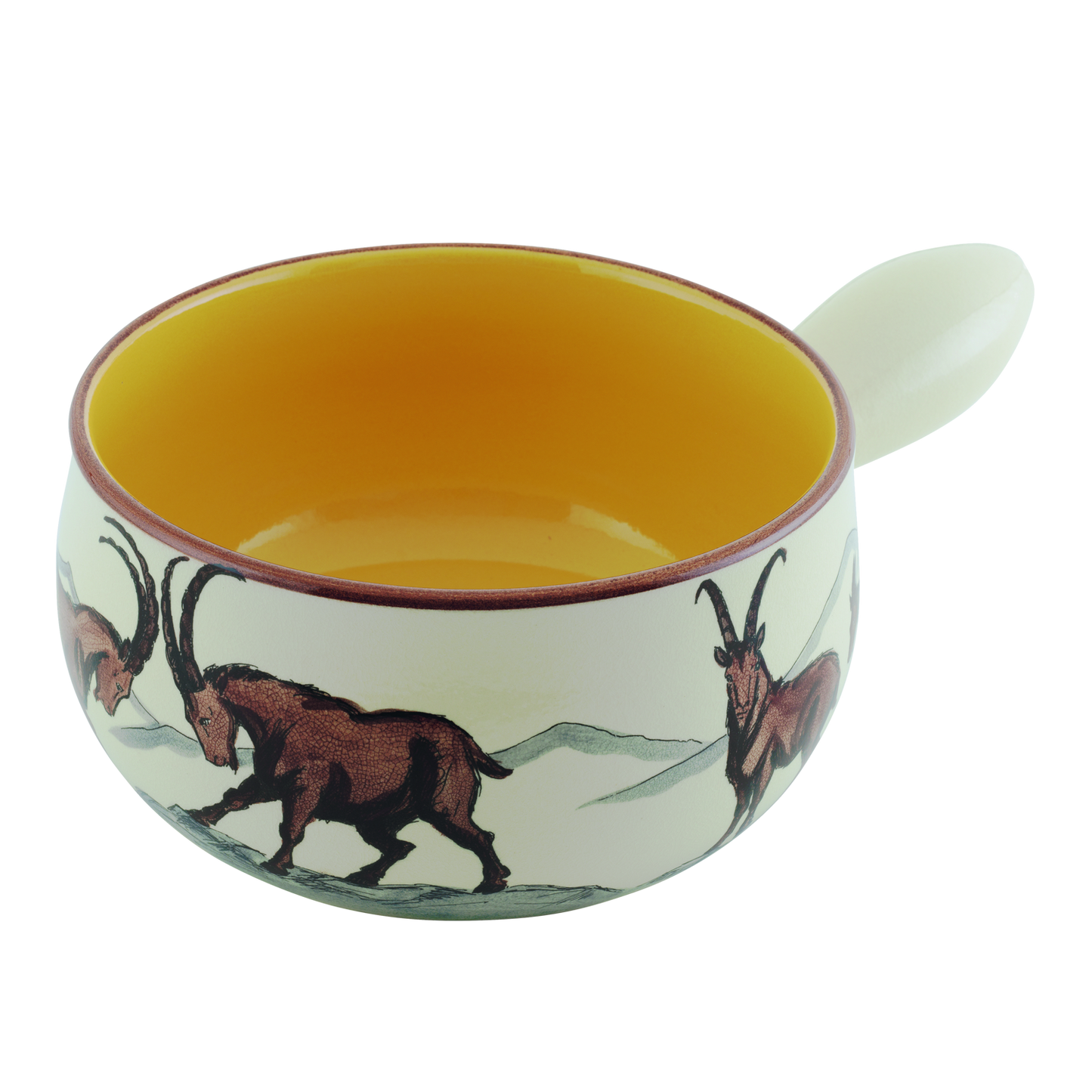 Fondue Caquelon Induktion Steinbock Keramik Ø20cm