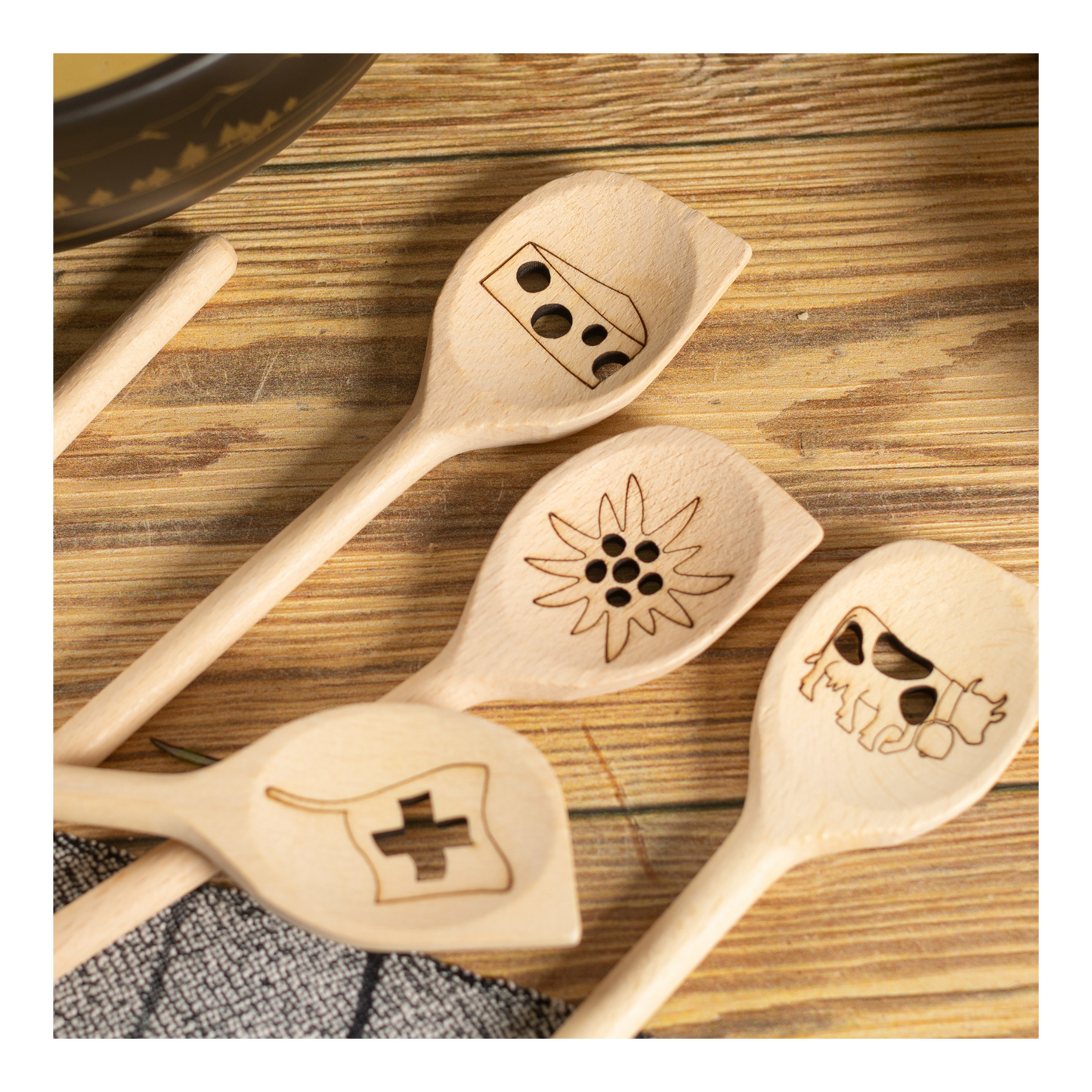 Wooden ladle Ursli beech