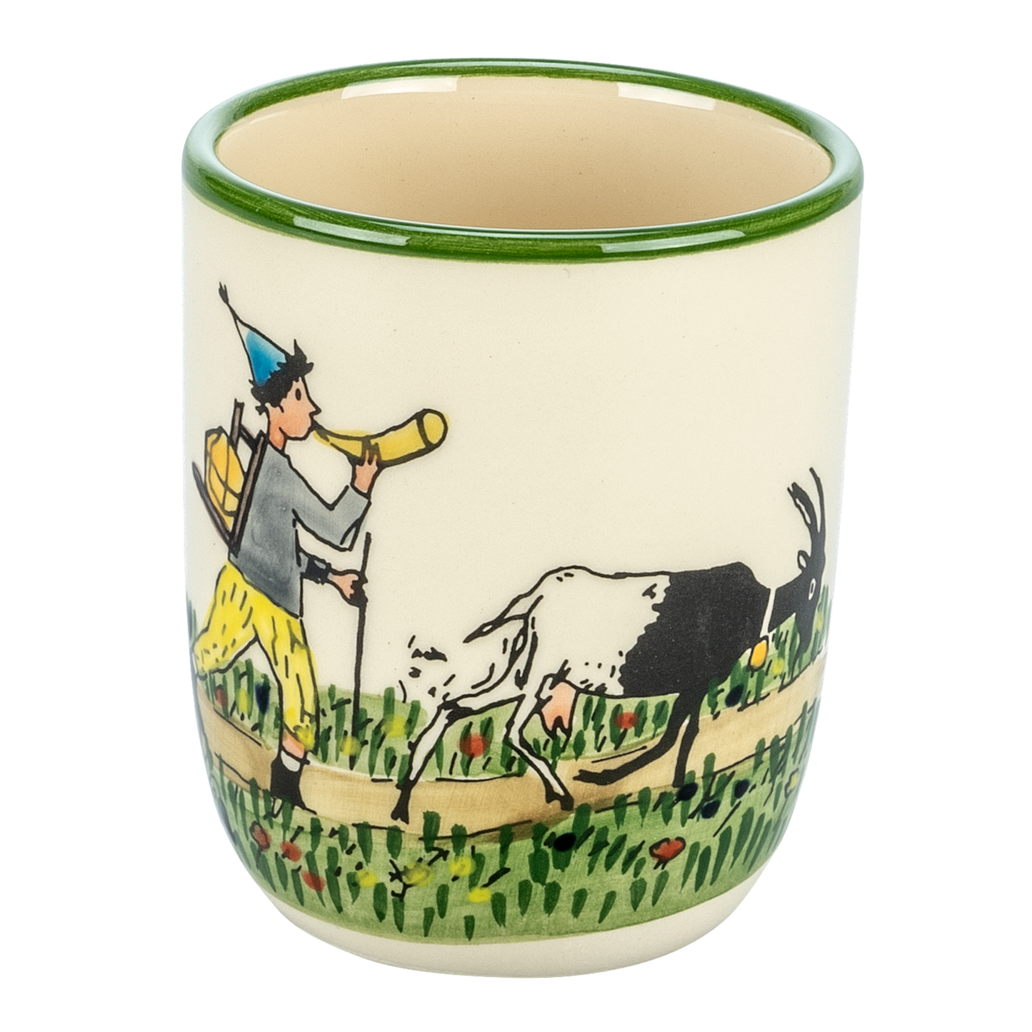 Tazza per bambini Ursli con capra / ceramica