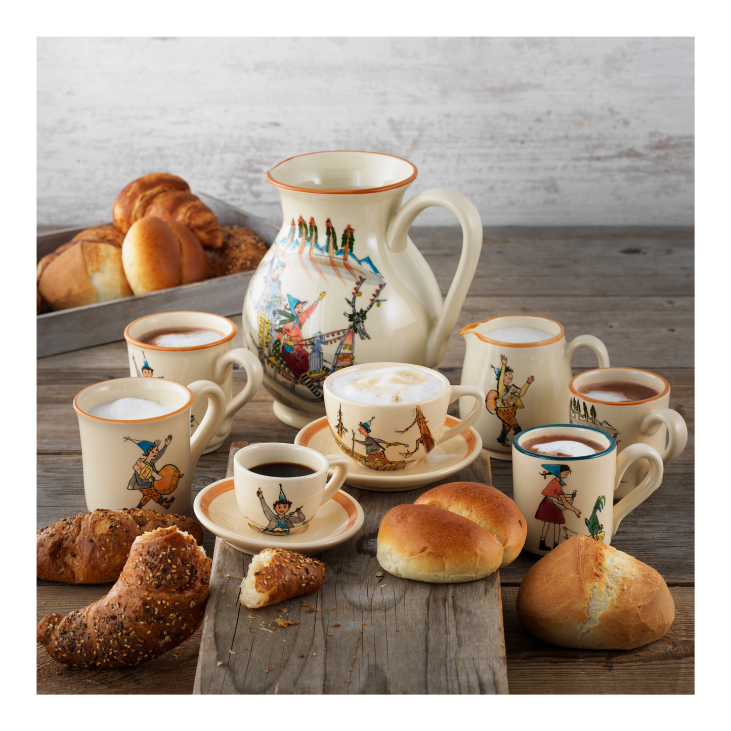 Henkeltasse Ursli schläft, Keramik 2.5dl