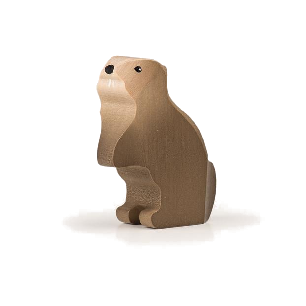 Marmot wooden animal