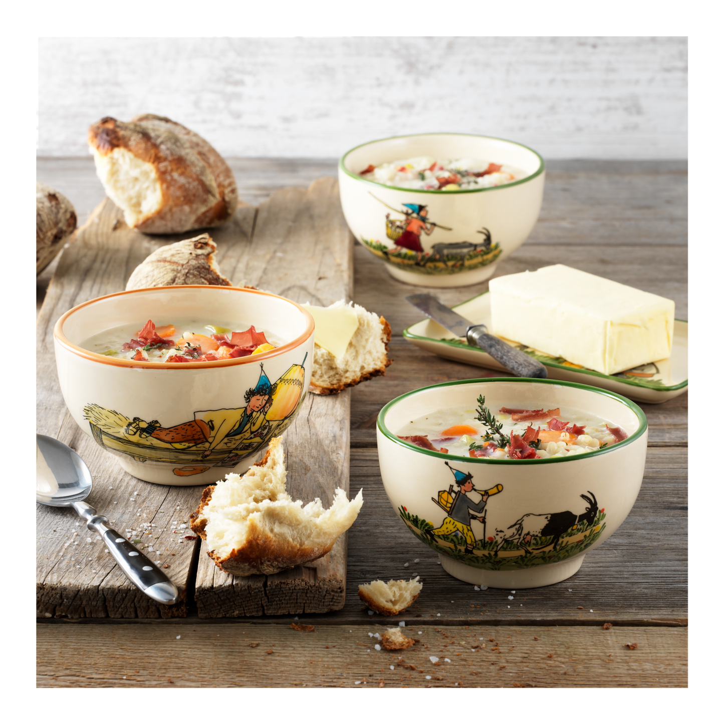 Ursli ceramic cereal bowl 14cm