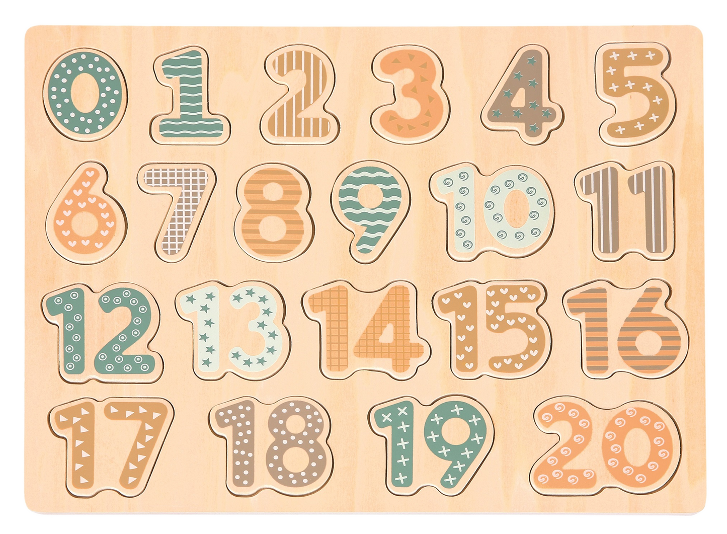 Wooden Number Puzzle