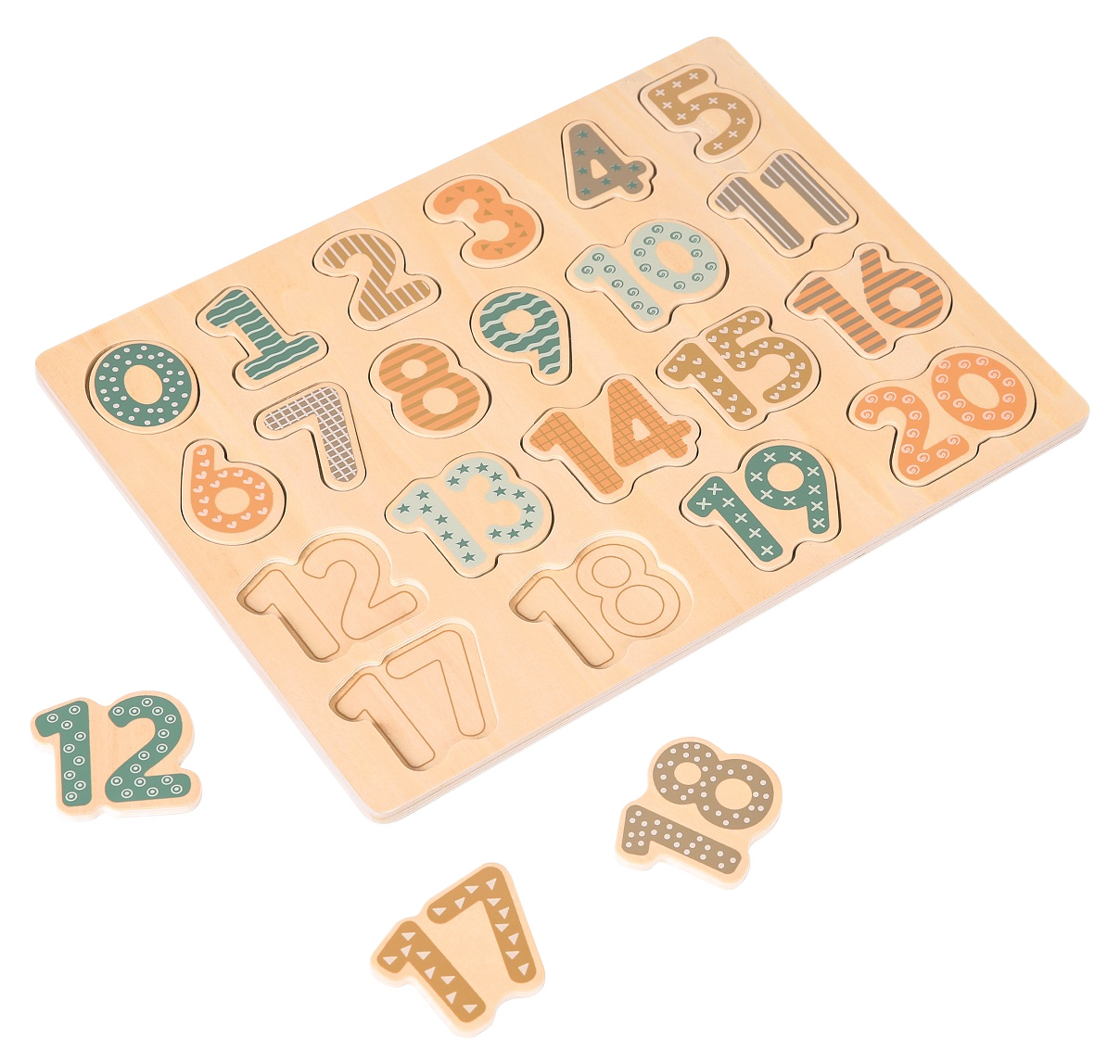 Wooden Number Puzzle