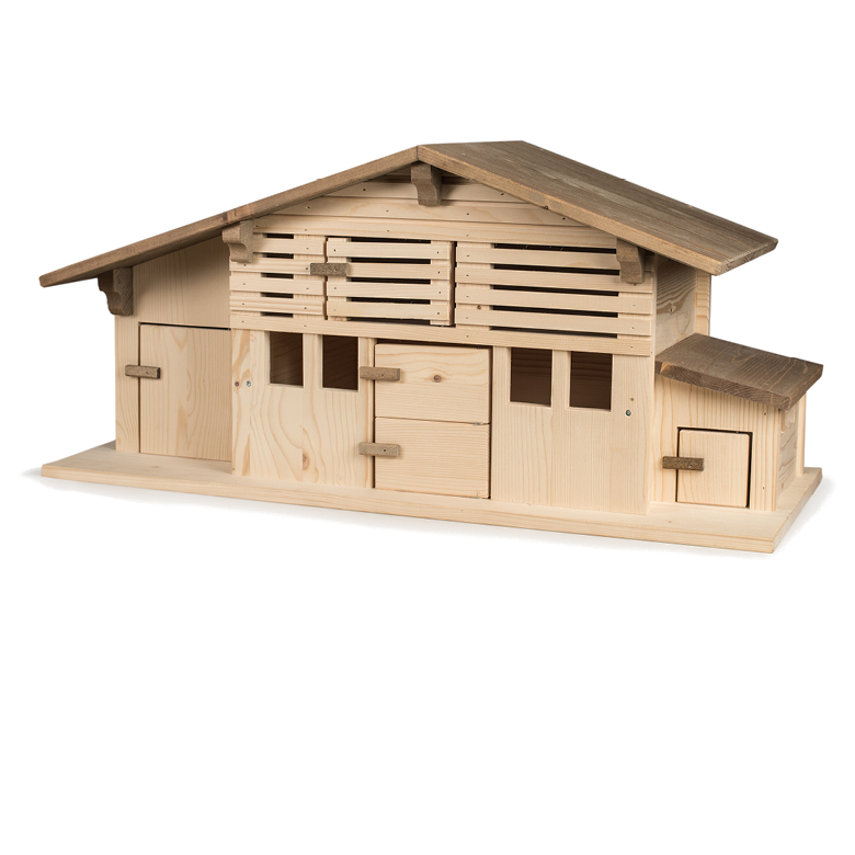 Stable wooden house 80cm