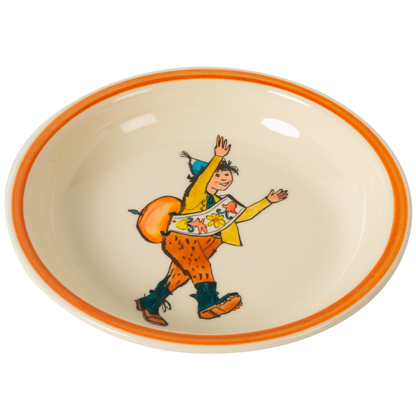 Piatto fondo Ursli in ceramica 21cm