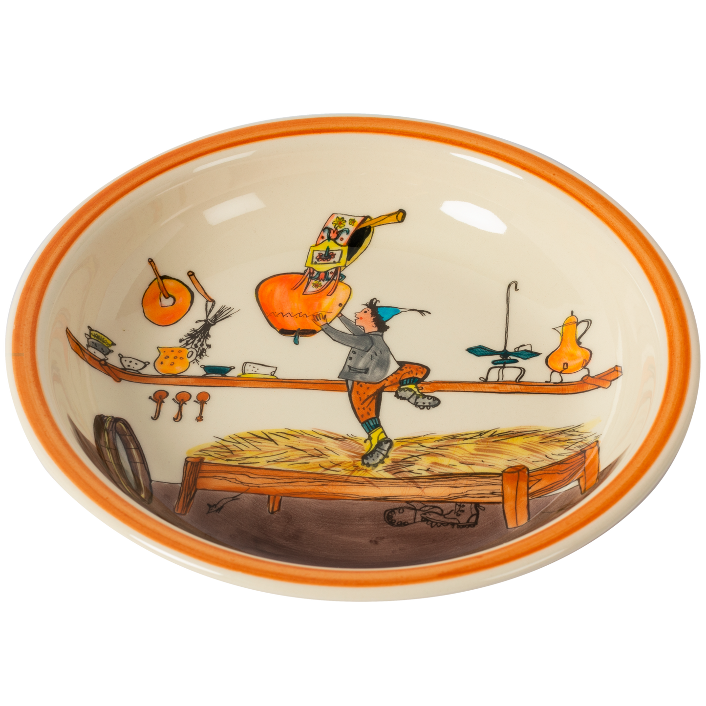 Piatto fondo Ursli Holt Glocke in ceramica 21 cm
